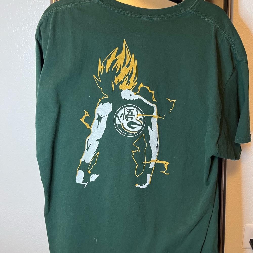 Goku x Green Bay Packers shirt